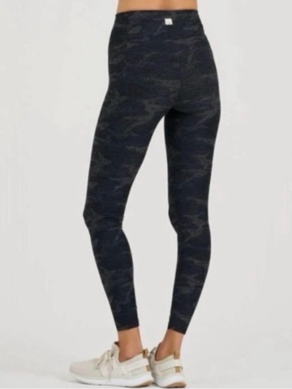 Vuori Clean Elevation Leggings High Rise Camo Gray Black Size S